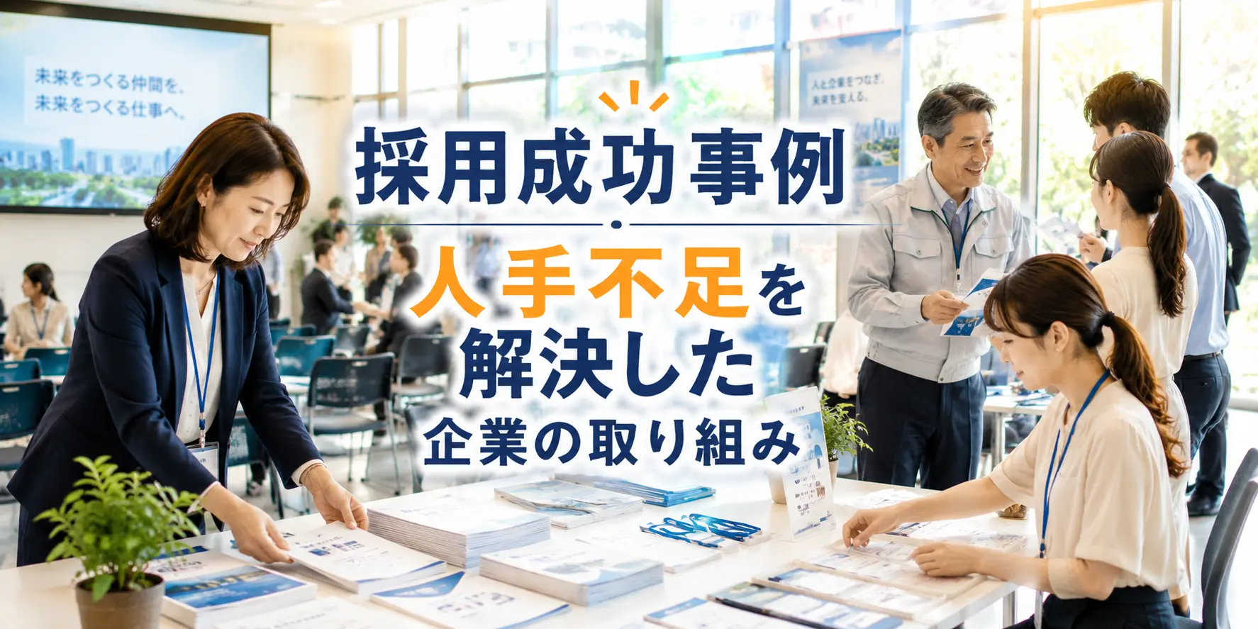採用成功事例｜人手不足を解決した企業の取り組み