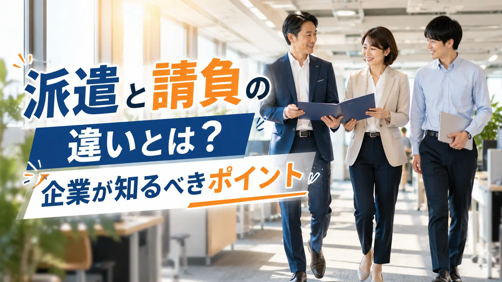派遣と請負の違いとは？企業が知るべきポイント